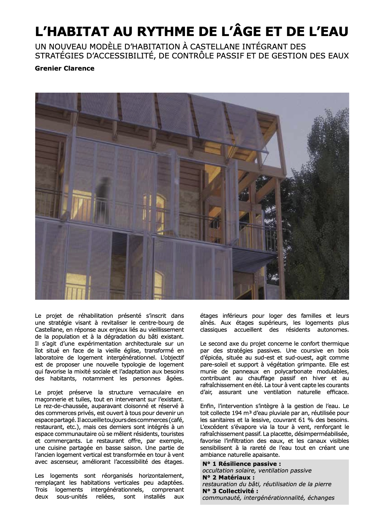 CARNET DE PROJETS - CASTELLANE 2025 - Architecture et préservation de la ressource en eau – Image 6