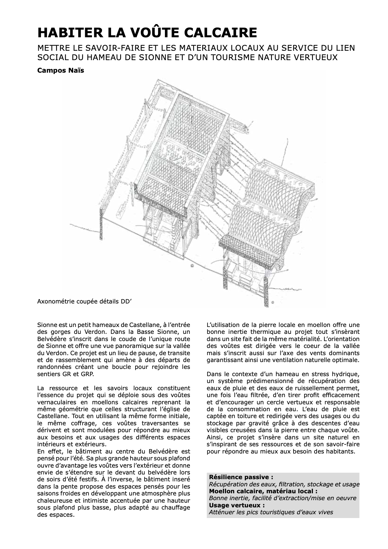 CARNET DE PROJETS - CASTELLANE 2025 - Architecture et préservation de la ressource en eau – Image 8
